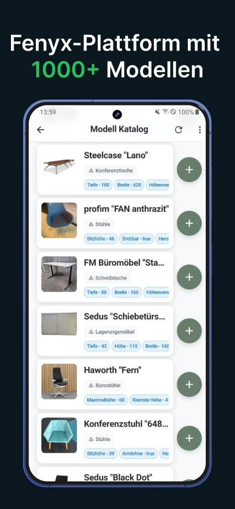 1.000+ Modelle im Katalog
